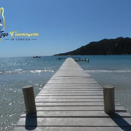 Cala Sultana N62 - 4 Pers Avec Piscine Chauffee- Acces Prive A La De Santa Giulia 公寓