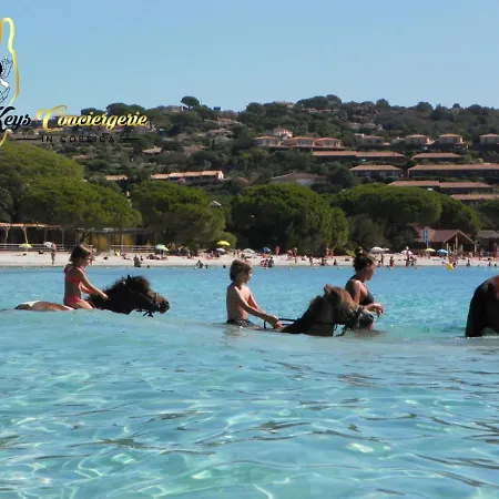 公寓 Cala Sultana N62 - 4 Pers Avec Piscine Chauffee- Acces Prive A La De Santa Giulia 维琪奥港